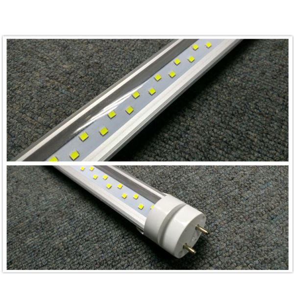 IP44 1.2M 2.4M Integrated Led Tube Light Aluminum Housing 2800lm