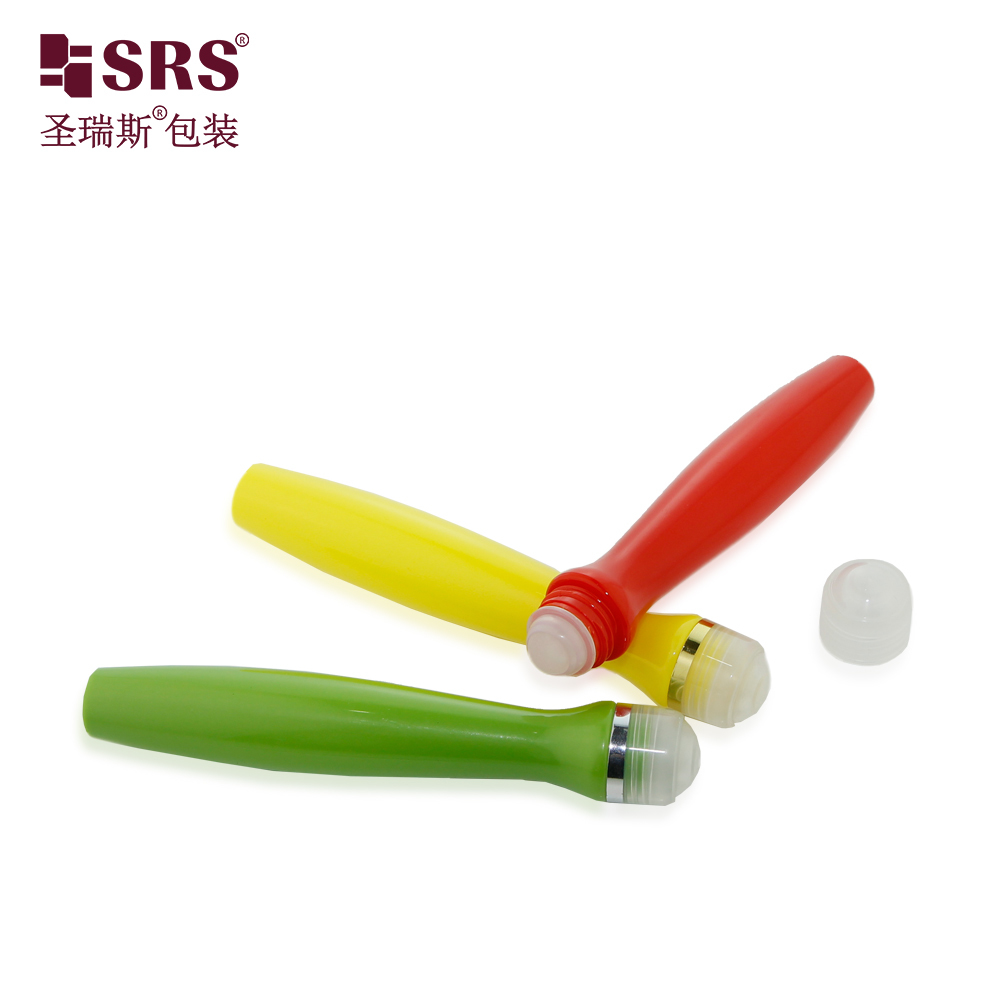 Recyclable PETG Roller Ball Bottle 360 Degree Massage Design for Body And Facial Serum Oil