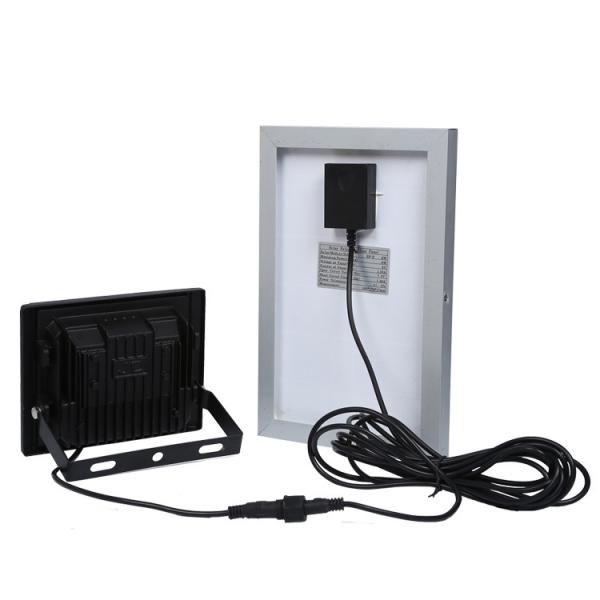 Outdoor Aluminum Waterproof Glass 40 Watt Solar Flood Lights 110LM For Garage