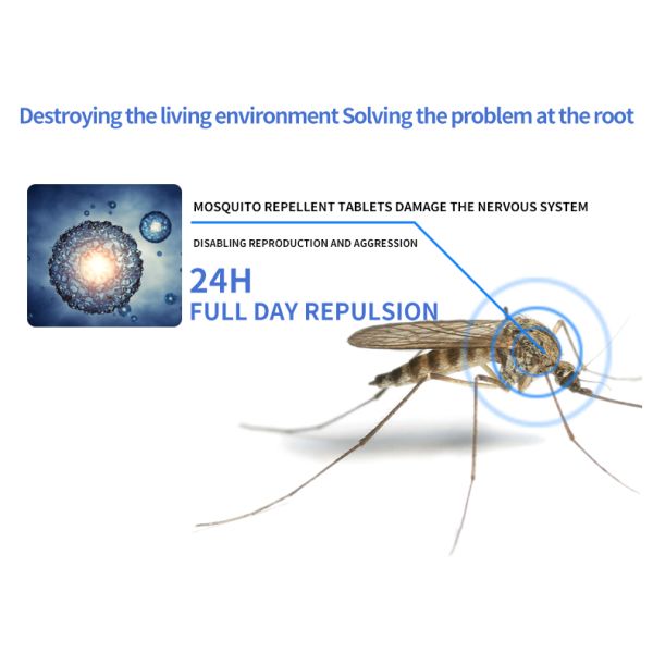 Home Outdoor 10W Ultrasonic Portable Mosquito Repeller Quiet Operation With Luminous Light