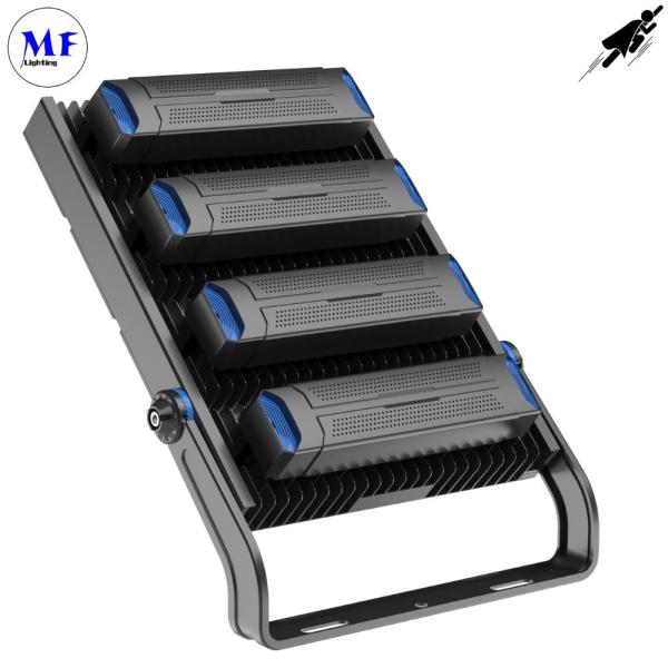 250W/500W/750W/1000W/1250W IP66 IK08 Éclairage du stade 150LM/W 3000K/4000K/5000K/5700K CRI80 Lampe à mât élevé Pour le terrain de football