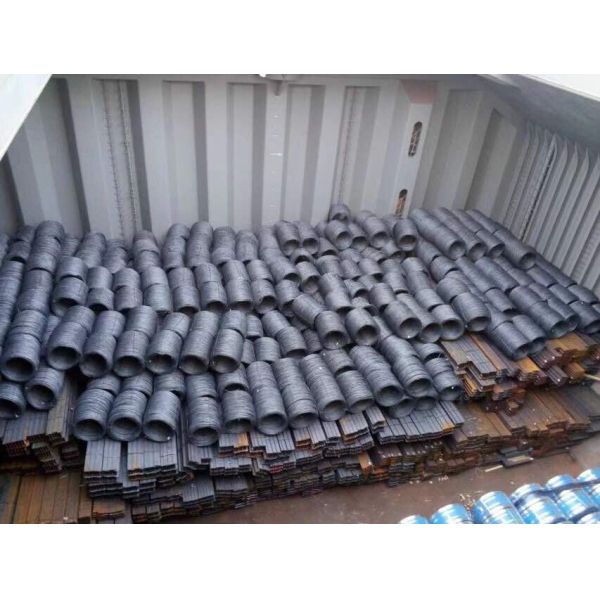 SAE1008 Hot Rolled Steel Galvanized Wire Rope / Wire Rod Diameter 6.5mm For Concrete