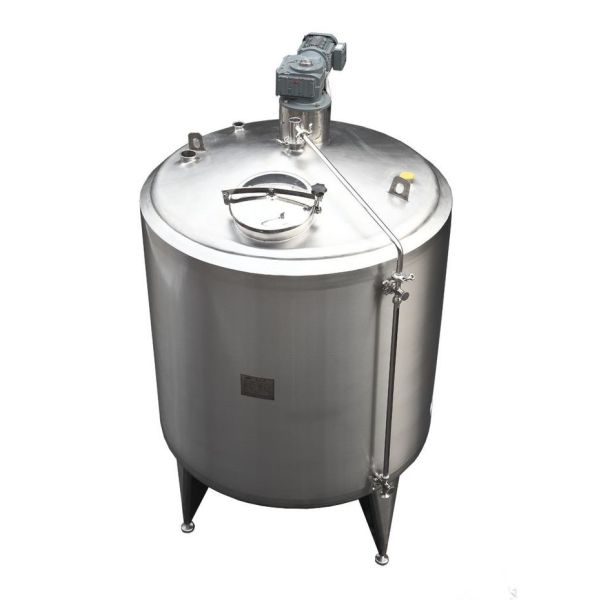 500L 1000L 2000L Stainless Steel Vessel Tank Milk Mixing Water Storage