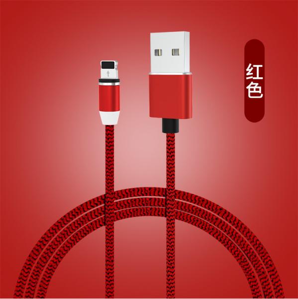 Magnetic USB Data Cable Braided 2.4A Fast Charging / Type C Cable Phone Charger Accessories