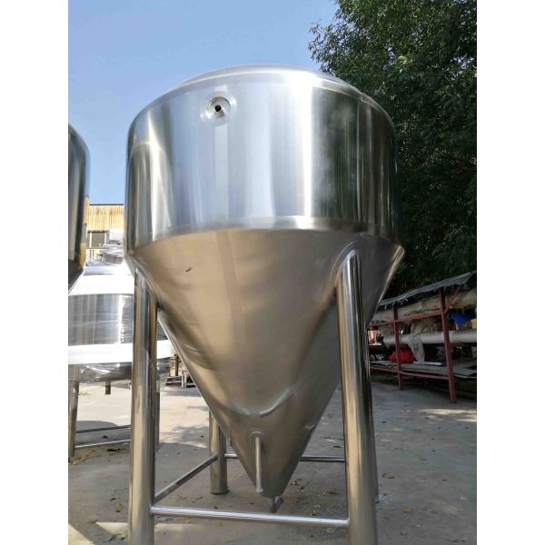 Vertical 1000 Liters Beer Fermentation Tank Home Brew Fermenter For Brewery