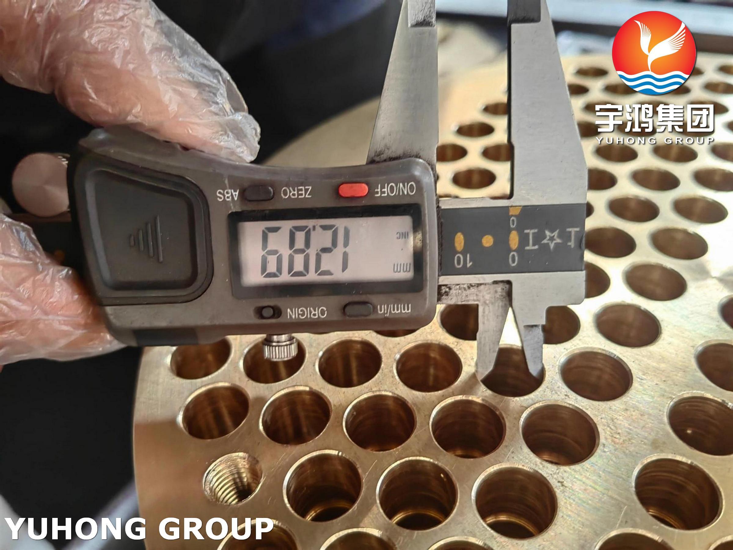 ASME SB171 C46400 Forged Naval Brass Tubesheet