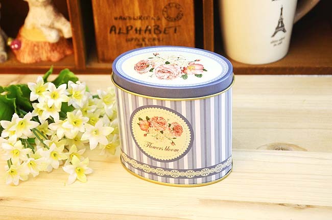 Oval Small Gift Packaging Tin Box / Storage Containers Promotions With 3d Embossing