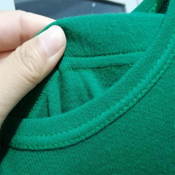 Green 5.5oz Protective FR Long Sleeve T Shirts Cotton Knitted