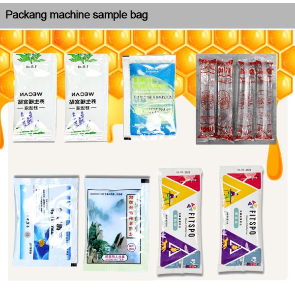 Fully Automatic Electronic High Speed Honey Water Sauce Ketchup Juice Sachet Plastic Bag Making Packing Machine