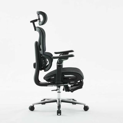 Ergonomic Mesh Computer Chair Office Executive Chair With Footrest Lunch Time Sleeping Featuring Adjustable Massage Function Lumbar Support Breathable Full Mesh Back& Seat Cushion and Durable Frame