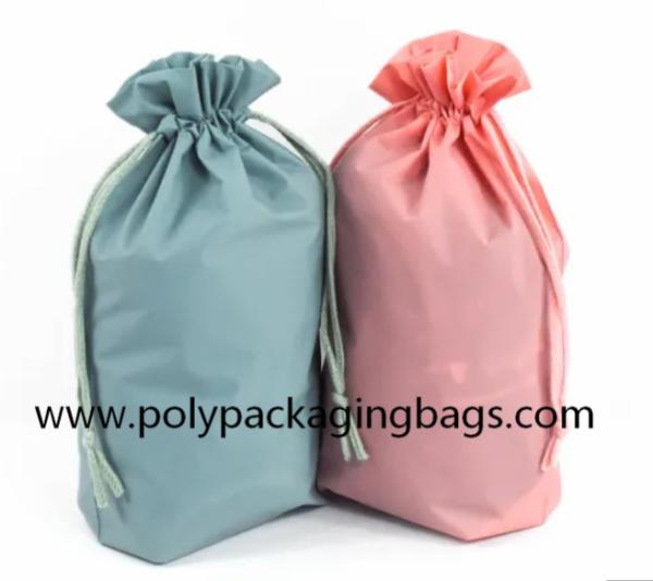 Sacos de cordão impermeáveis W42 da corda do algodão do PE plástico x L44cm