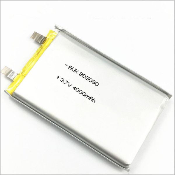 1C Li Polymer Battery Cell 805080 3.7V 4000mAh Batería LiPo MSDS