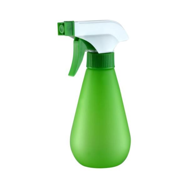 Garrafa de PE de cor personalizada de 250 ml e pulverizador de gatilho em forma de gota Muito durável
