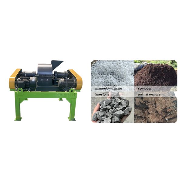 Professional Compost Material Pretreatment Crushing Equipment For Fertilizer Production