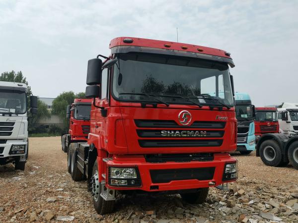 25 - 60 Tons 6x4 F3000 Shacman Tractor Truck Air / Hydraulic Braking System