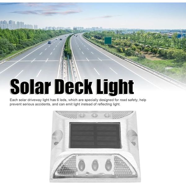 Aluminum Solar Road Marker Lights IP68 Waterproof Solar Road Markers