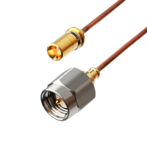 Rohs Semi Rigid Coaxial Cable Vita 67 Smpm Straight Plug To Sma Male Straight Plug Sro47