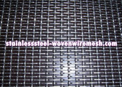 Copper / Stainless Steel Crimped Wire Mesh Rectangle Aperture For Decoration