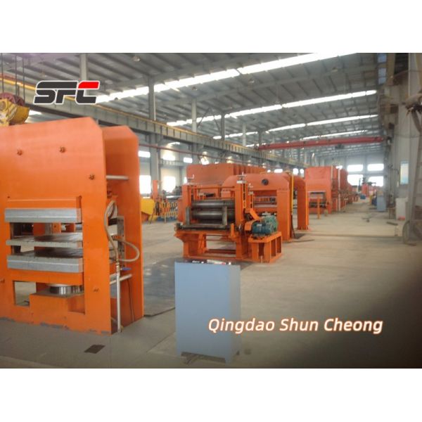 PLC Control Conveyor Belt Vulcanizing Machine with 400mm Cylinder Stroke and Customizable Cooling Cycles