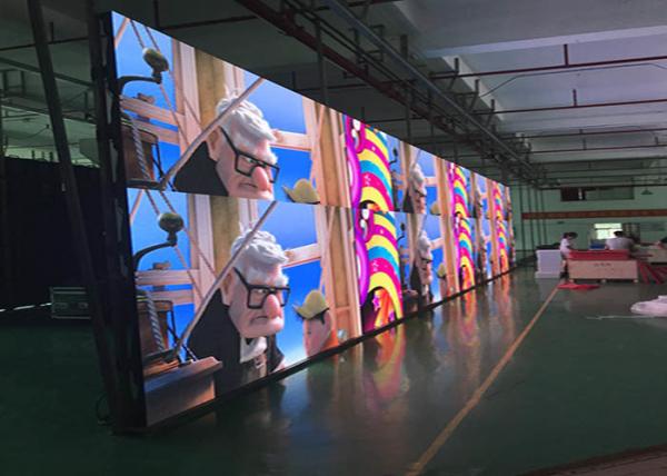 65536 Pixels/M2 Led Stage Curtain Screen , Large Sport Perimeter Led Display