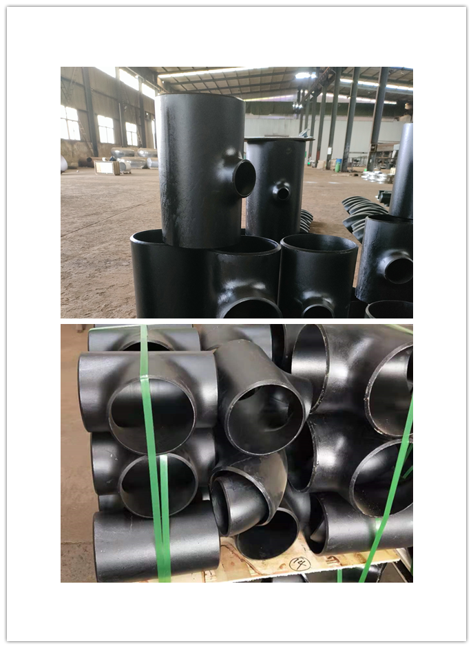 Asme B16.9 Tee Carbon Steel Seamless Sch40 Astm A 234 Wpb Butt Weld