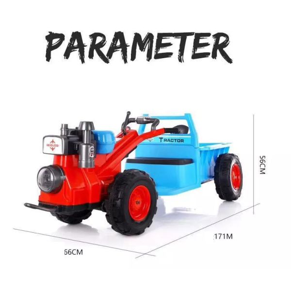 Multifunctional 12V Four Wheel Mini Tractor For Children Over 3 Years Old