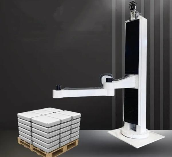 High-efficiency Arm Palletizer Cooperative Robot Rapid Palletizing Of Rice Bags In Agricultural Products Industry