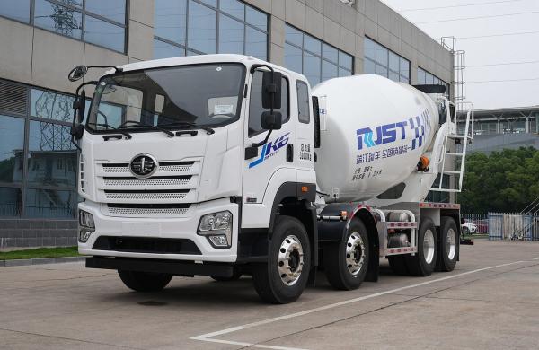 Reliable Jiefang Mixer Truck 8CBM Diesel Engine 320hp 12 Wheels Concrete Mixer Machine
