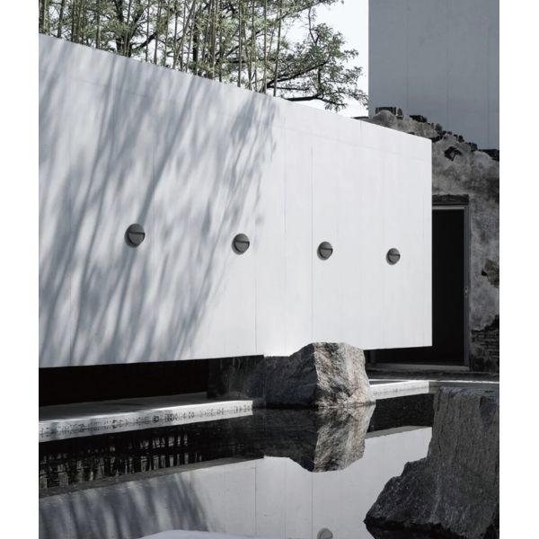 Outdoor LED Wall Light Fixture Circular Square Garden Wall Mounted Lights Customized Color