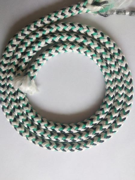 150LBS Triple Color Braided Leader Line 5/8'' 16 Strands
