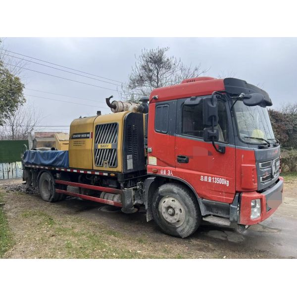 Used 2021 Sany Heavy Industry 10023 Truck-mounted pump truck with 585 ms Brake Respone Time