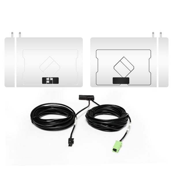 DC 3.3-5.0V Supply Voltage Satellite Booster GPS Combo ISDB-T Film Car TV Antenna