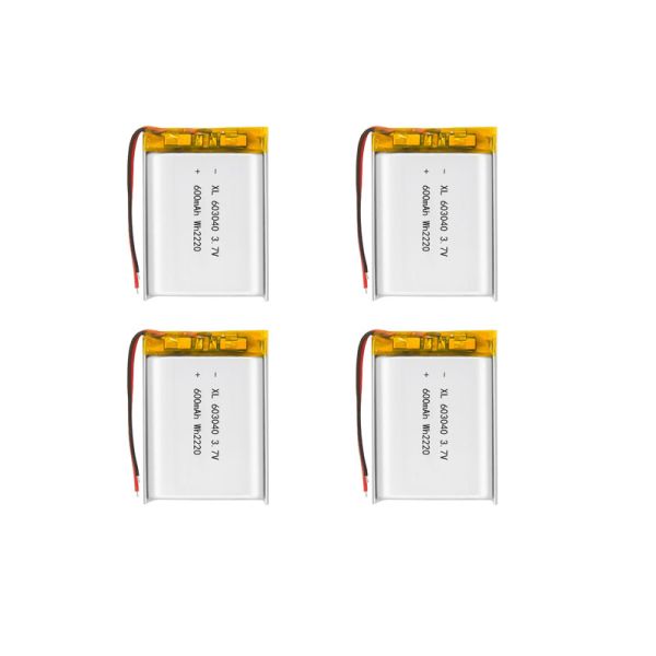3.7V600mAh 603040 Rechargeable Li-ion Battery for POS Machine / Bluetooth Speaker