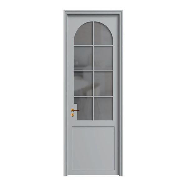 Elegant Solid Wood Front Door  For Garage Interior  Exterior  Durable Entry Door
