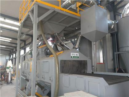 Aluminum Pan Wire Mesh Shot Blasting Machine for Deflashing Derusting