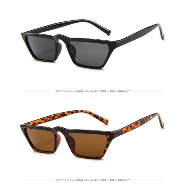 Men Women Trend Small Box Cool Cat Eye Glasses Outdoor Catwalk Travel Sunshade