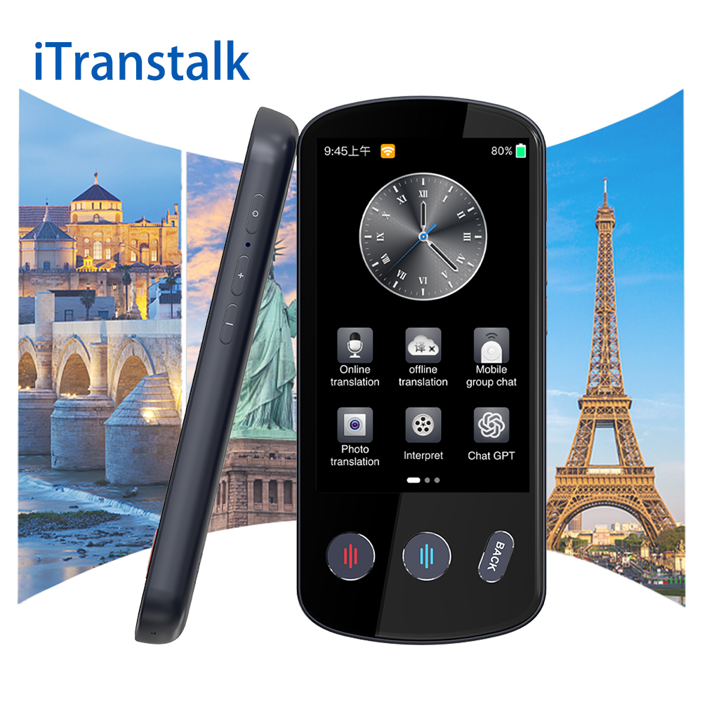Two Way Language Translation Device Real Time Mobile Remote Translation Multilingual Translator