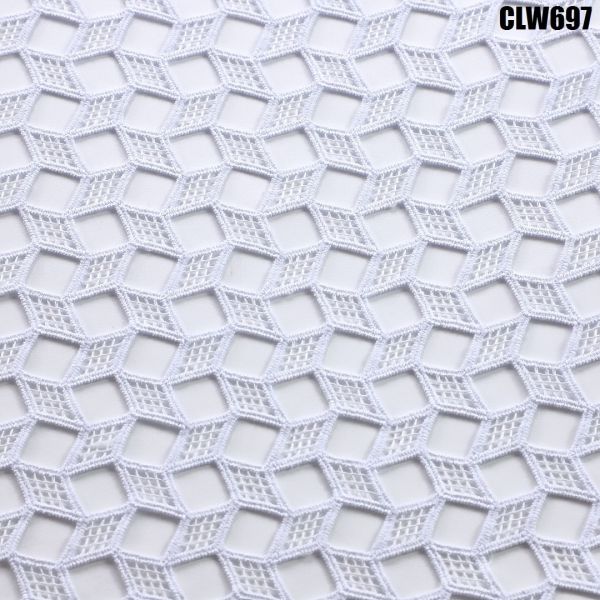 High quality Factory price Full Lacework Clothing Wedding Dress Lace Accessories 100% Polyester Material Eyelash Lace