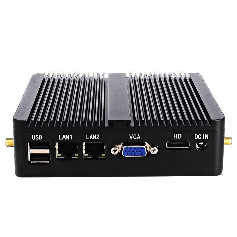 Промышленный мини-компьютер Dual Core I3 I5 7167u 7267u Ddr3 Малый размер рабочего стола 6xusb Vga Hd