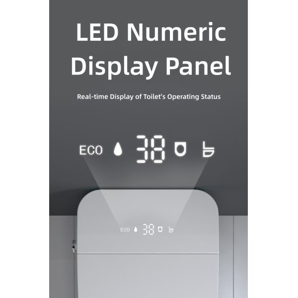 Modern Europe Smart Intelligent Toilet Instant Heat 680*420*500mm