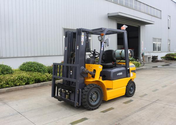Hydraulic Transmission LPG Industrial Forklift Truck Low Noise Gasoline Power Type