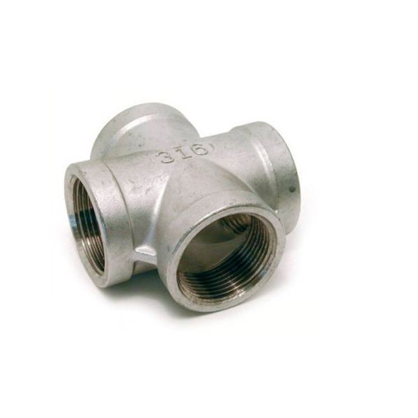 Cross Joint  Stainless Steel Pipe Fitting , 4-Way Cross Pipe Fitting