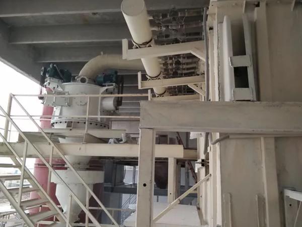 Usine de transformation des cendres volantes