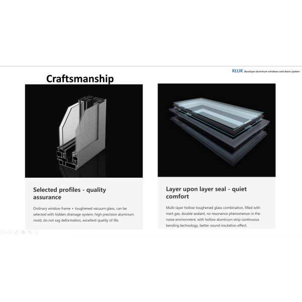 PVDF Coated Aluminium Casement Doors , Toughened Glass External Doors Anodized