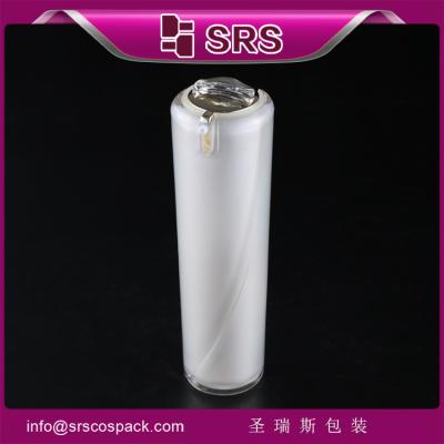 2015 hot sell and good quality airless bottle,SRS PACKAGING elegant plastic pump bottle