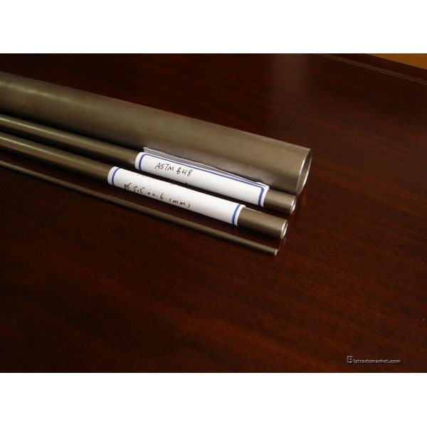 Gr 1 Gr 2 Gr 3 Seamless Titanium Tube With 18000mm Length as per ASTM B338