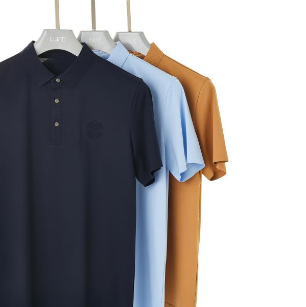 Logo de couleur personnalisé Polo Spandex Nylon Homme T-Shirt sans couture pour les modèles OEM ODM