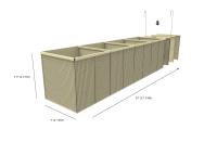 Longévité élevée d'anti de corrosion de la CE d'OIN de sable de mur barrière militaire de Hesco