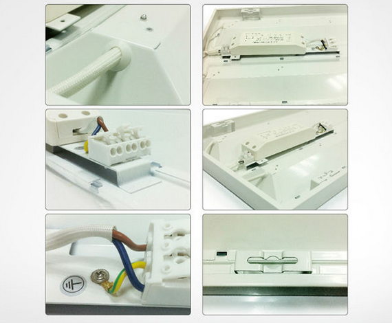 Entertainment Lighting 600x600 LED Panel Dimmable , Stainless Steel Lamp Body Material