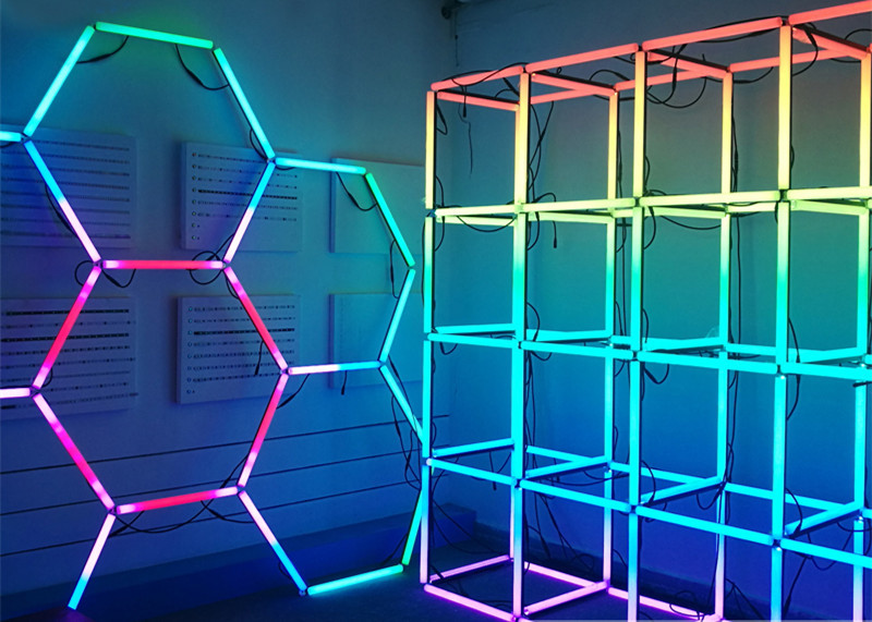 Адвокатура RGB5050 СИД ночного клуба алюминиевого сплава 12W DMX 3D
